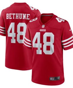 Tatum Bethune San Francisco 49ers Nike  Game Jersey -  Scarlet