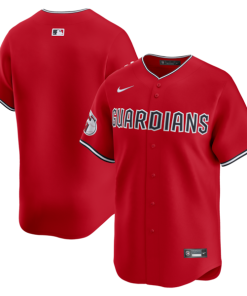 Cleveland Guardians Nike Alternate Limited Jersey - Red