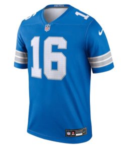 Alternative view of Jared Goff Detroit Lions Nike Legend Jersey - Blue