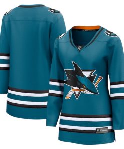San Jose Sharks  Women's Home Breakaway Jersey - Teal