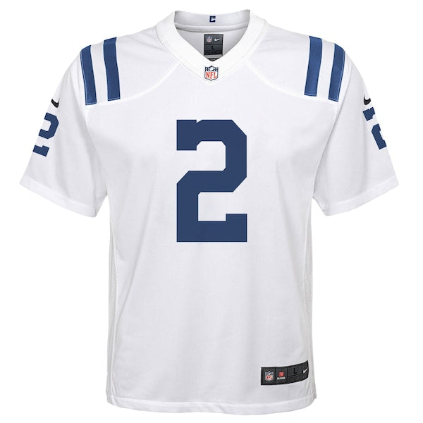 Matt Ryan Indianapolis Colts Nike Youth Away Game Jersey - White/Royal - Image 3
