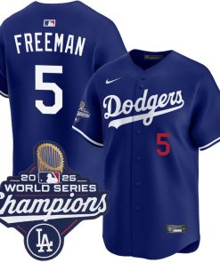 Freddie Freeman Los Angeles Dodgers Nike Youth 2025 World Series Champions Limited Jersey - Royal