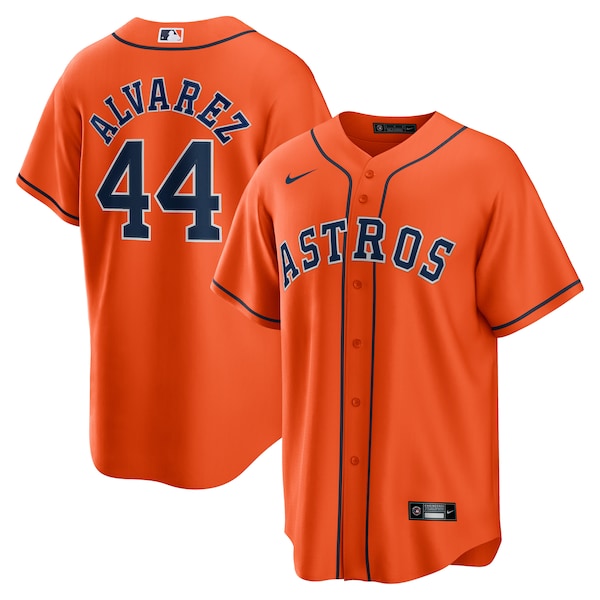 Yordan ¨¢lvarez Houston Astros Nike Alternate Replica Player Jersey - Orange