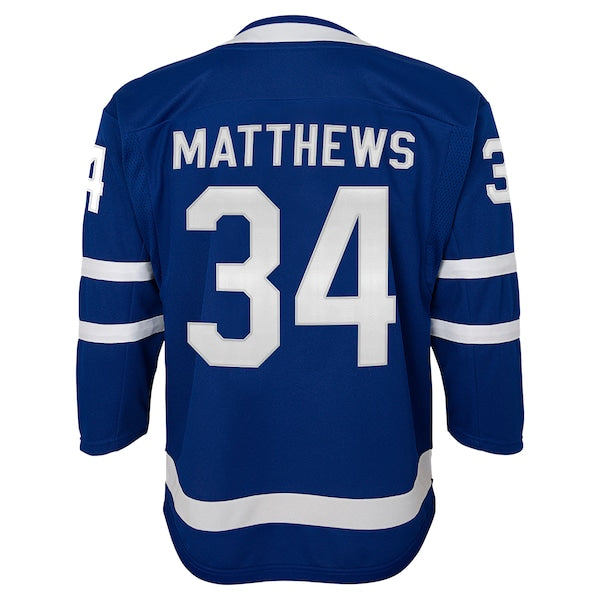 Auston Matthews Toronto Maple Leafs Youth Home Premier Player Jersey - Blue/Black - Image 5