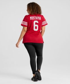Alternative view of Malik Mustapha San Francisco 49ers Nike Women's  Game Jersey -  Scarlet