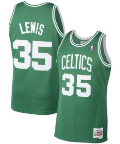 Reggie Lewis Boston Celtics 1987/88 Hardwood Classics Swingman Jersey - Kelly Green