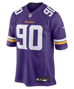 Alternative view of Tyrion Ingram-Dawkins Minnesota Vikings Nike Team Game Jersey -  Purple