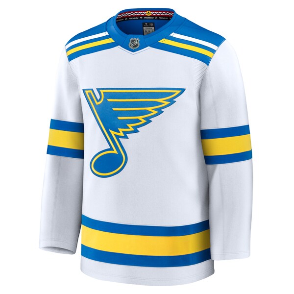 St. Louis Blues Away Premium Jersey - White/Blue - Image 3