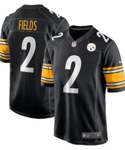 Justin Fields Pittsburgh Steelers Nike Game Player Jersey - Black