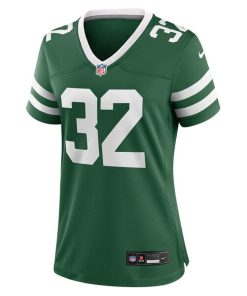 Alternative view of Isaiah Davis New York Jets Nike Women's Team Game Jersey - Legacy Green