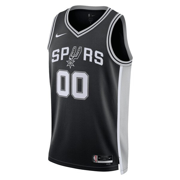 San Antonio Spurs Nike Unisex Swingman Custom Jersey Black - Icon Edition - Image 2