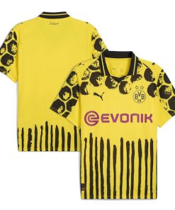 Borussia Dortmund Puma x KidSuper 2025 FIFA Club World Cup Replica Jersey - Yellow/Pink