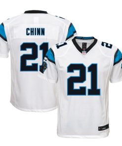 Alternative view of Jeremy Chinn Carolina Panthers Nike Youth Game Jersey - White/Black/Blue