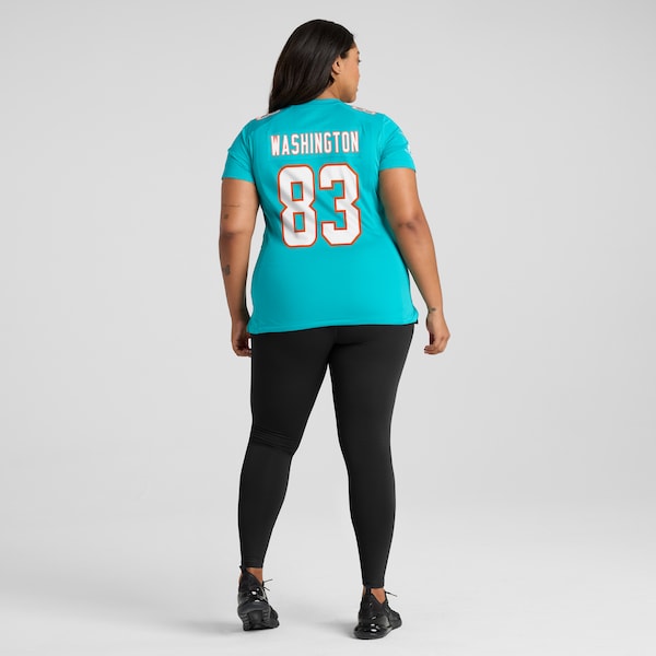Malik Washington Miami Dolphins Nike Women's Game Jersey - Aqua - Image 7