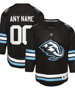 Utah Mammoth Home Replica Custom Jersey - Black