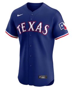 Alternative view of Jacob deGrom Texas Rangers Nike Alternate Elite Player Jersey - Royal
