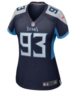 Alternative view of T'Vondre Sweat Tennessee Titans Nike Women's Team Game Jersey -  Navy
