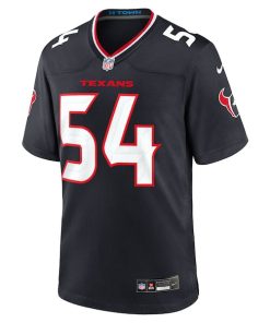 Alternative view of Jarrett Patterson Houston Texans Nike Team Game Jersey -  Navy