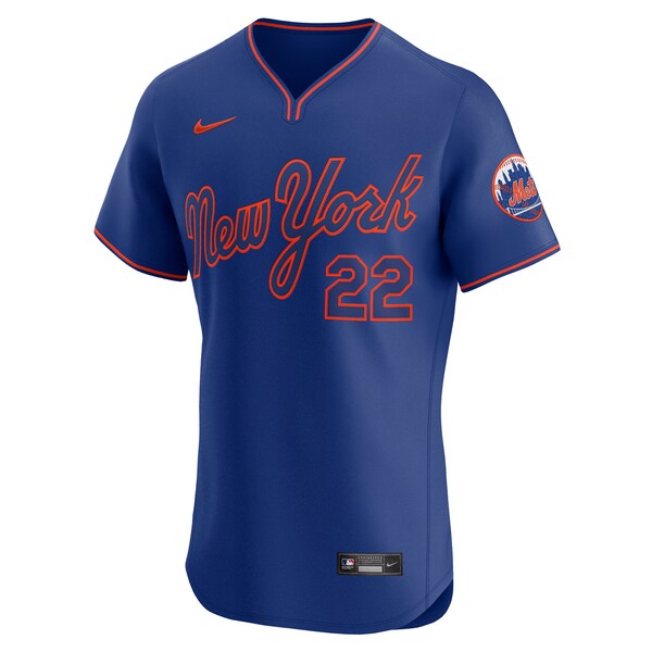 Juan Soto New York Mets Nike Alternate 2 Elite Jersey - Royal/White - Image 3