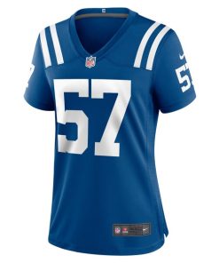 Alternative view of JoJo Domann Indianapolis Colts Nike Women's Game Player Jersey - Royal