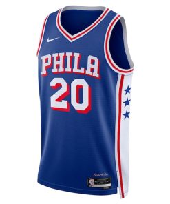 Alternative view of Jared McCain Philadelphia 76ers Nike Swingman Jersey - Icon Edition - Royal