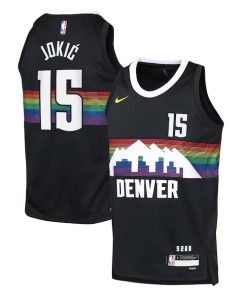 Nikola Joki? Denver Nuggets Nike Youth 2025/26 City Edition Swingman Jersey - Black