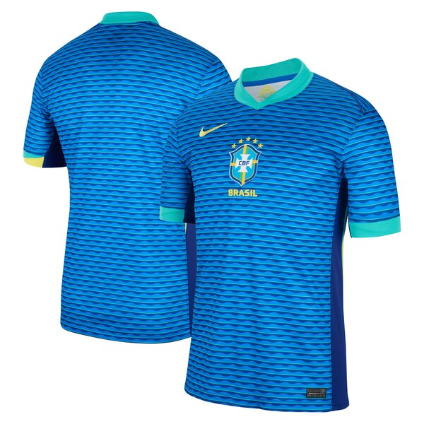 Brazil National Team Nike 2024 Away Stadium Replica Jersey?ยจC Blue - Image 2