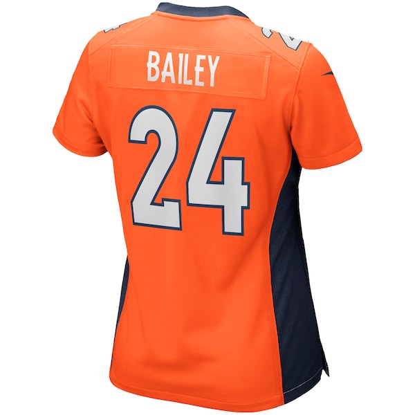Champ Bailey Denver Broncos Nike Women's Game Retired Player Jersey - Orange/Navy - Image 4