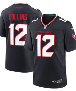 Nico Collins Houston Texans Nike Game Jersey - Navy