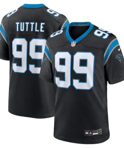 Shy Tuttle Carolina Panthers Nike  Game Jersey -  Black