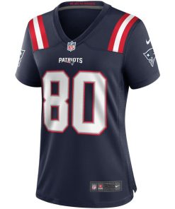 Alternative view of Troy Brown New England Patriots Nike Women's Game Retired Player Jersey - Navy
