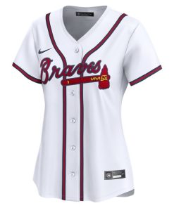Alternative view of Atlanta Braves Nike Home Women's Limited Jersey - White