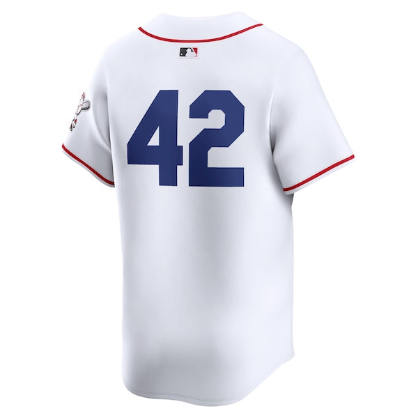 Cincinnati Reds Nike 2024 Jackie Robinson Day Home Limited Jersey?ยจC White - Image 3