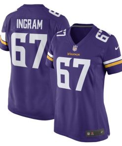 Ed Ingram Minnesota Vikings Nike Women's Game Player Jersey - Purple