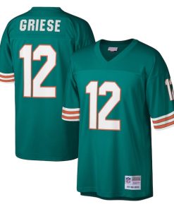 Bob Griese Miami Dolphins  Legacy Replica Jersey - Aqua