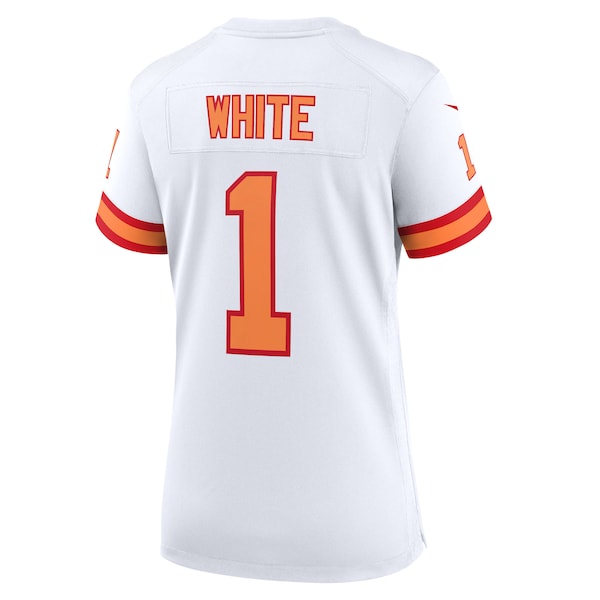 Rachaad White '76 Tampa Bay Buccaneers Nike Women's 50th Season Game Jersey - White - Image 3