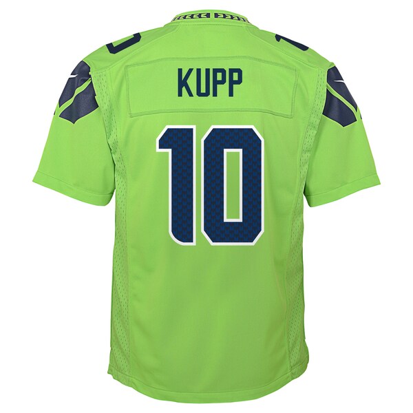 Cooper Kupp Seattle Seahawks Nike Youth Alternate Game Jersey - Neon Green/College Navy - Image 4
