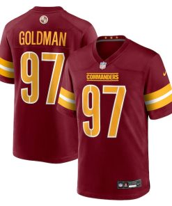 Eddie Goldman Washington Commanders Nike Team Game Jersey -  Burgundy
