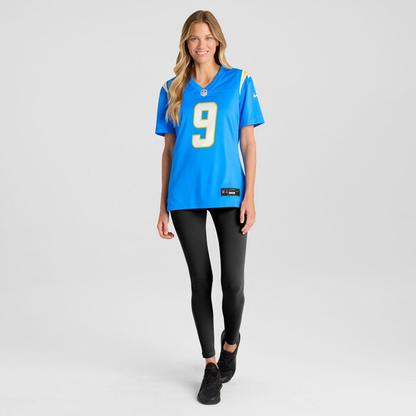 Tre Harris Los Angeles Chargers Nike Women's Team Game Jersey - Powder Blue - Image 5