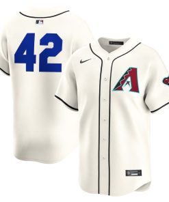 Arizona Diamondbacks Nike Home 2025 Jackie Robinson Day Limited Jersey ¨C Cream