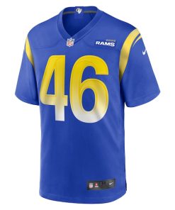 Alternative view of Kenny Logan Jr. Los Angeles Rams Nike Game Jersey -  Royal
