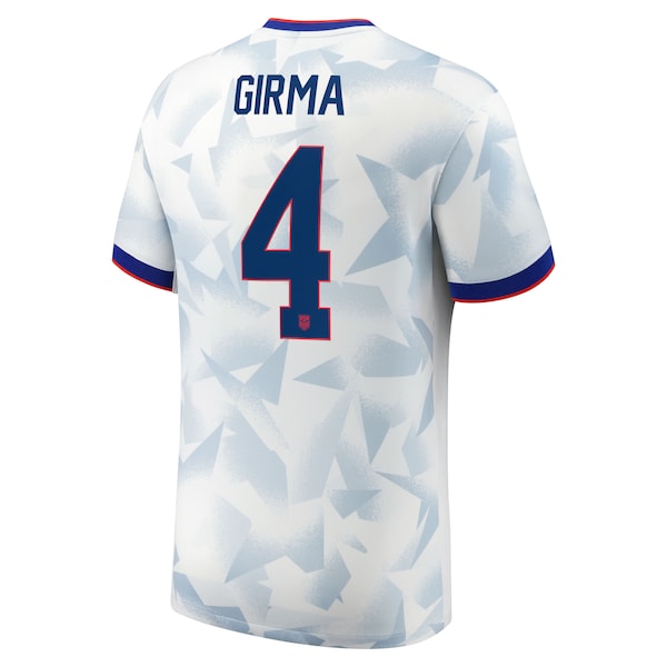 Naomi Girma USMNT Nike 2025 Home Replica Player Jersey - White - Image 3