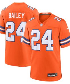 Champ Bailey Denver Broncos Nike Mile High Collection 1977 Throwback Retired Player Game Jersey - Orange