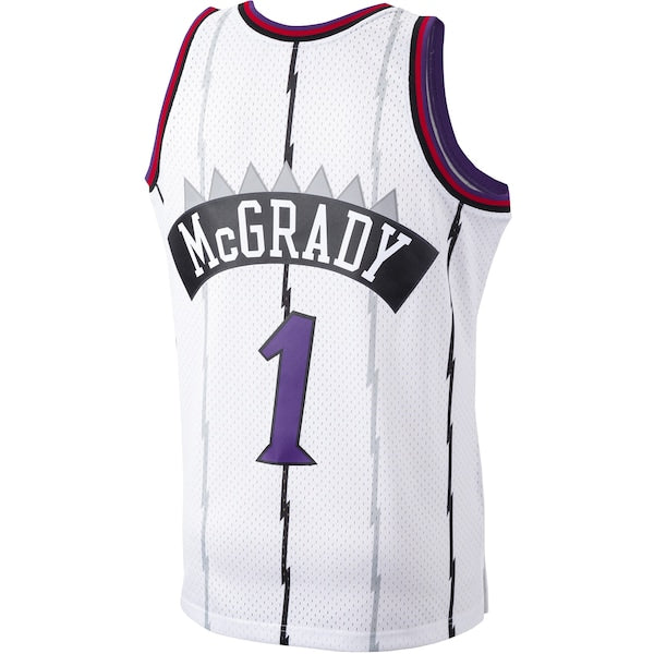Tracy McGrady Toronto Raptors 1998/99 Hardwood Classics Swingman Jersey - White - Image 3