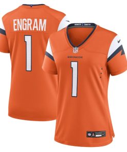 Evan Engram Denver Broncos Nike Women's Team Game Jersey -  Orange