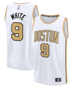 Derrick White Boston Celtics  Youth 2025/26 City Edition Fast Break Jersey - White