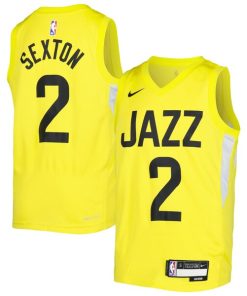 Collin Sexton Utah Jazz Nike Youth Swingman Jersey - Icon Edition - Yellow