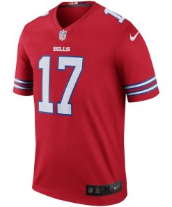 Alternative view of Josh Allen Nike Buffalo Bills Color Rush Legend Jersey - Red