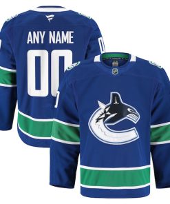 Vancouver Canucks  Home Authentic Pro Custom Jersey - Blue