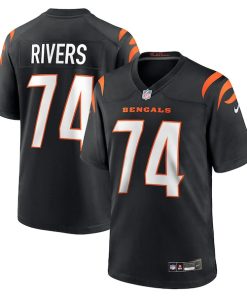 Jalen Rivers Cincinnati Bengals Nike Team Game Jersey -  Black